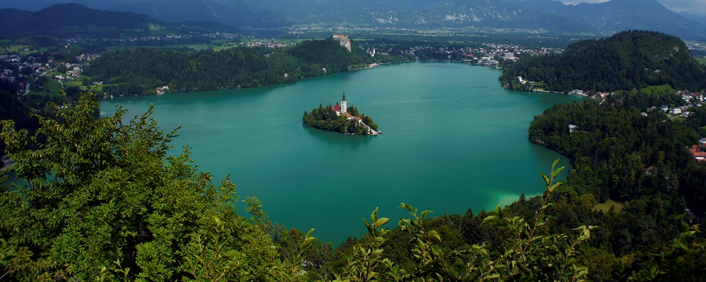 View of Lake Bled, Slovenia